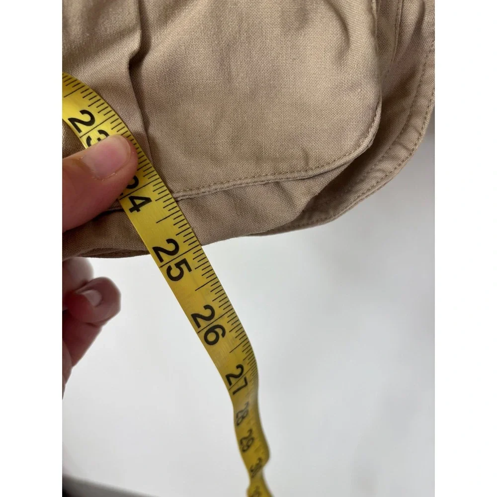 Vintage Banana Republic Safari Travel Vest Mens Medium‎ Khaki Fishing Cargo